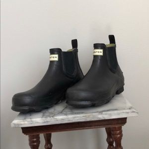 Black Hunter Rain Boots (Short Boots)